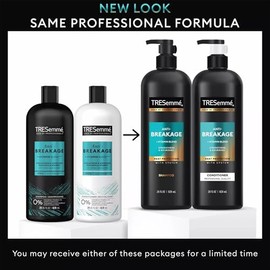 TRESemmé Champú y acondicionador, antirotura + máscara de queratina, productos fortalecedores para cabello seco y dañado