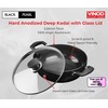 Vinod Cookware Professional Deep Kadhai – 2.1 Liters(2.2 Quarts) –