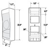 Scott Mega Cartridge Napkin Dispenser System (09023), for Scott Disposable