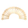 COOBL 3.9 Inches Mini Kitchen Wooden Ice Cream Dessert Spoons