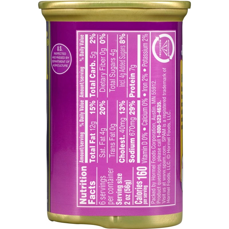 SPAM Teriyaki Canned Luncheon Meat 12 Ounce Pack of 12