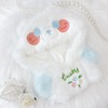 Fluffy Animal Kigurumi [For 7.9 inches (20 cm)] White g.triger
