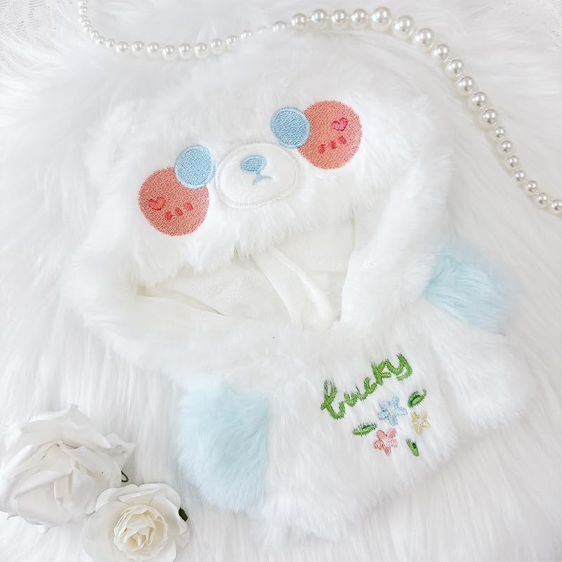 Fluffy Animal Kigurumi [For 7.9 inches (20 cm)] White g.triger