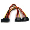 StarTech, Cable Adaptador Splitter Divisor de Alimentación SATA Latching con