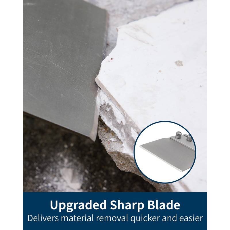 SDS Max Floor Scraper with Replaceable Blade, Firecore 6 Inch