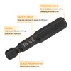 sourcing map 5pcs Hex Head Wrench Drill Bit 8mm(H8) Metric