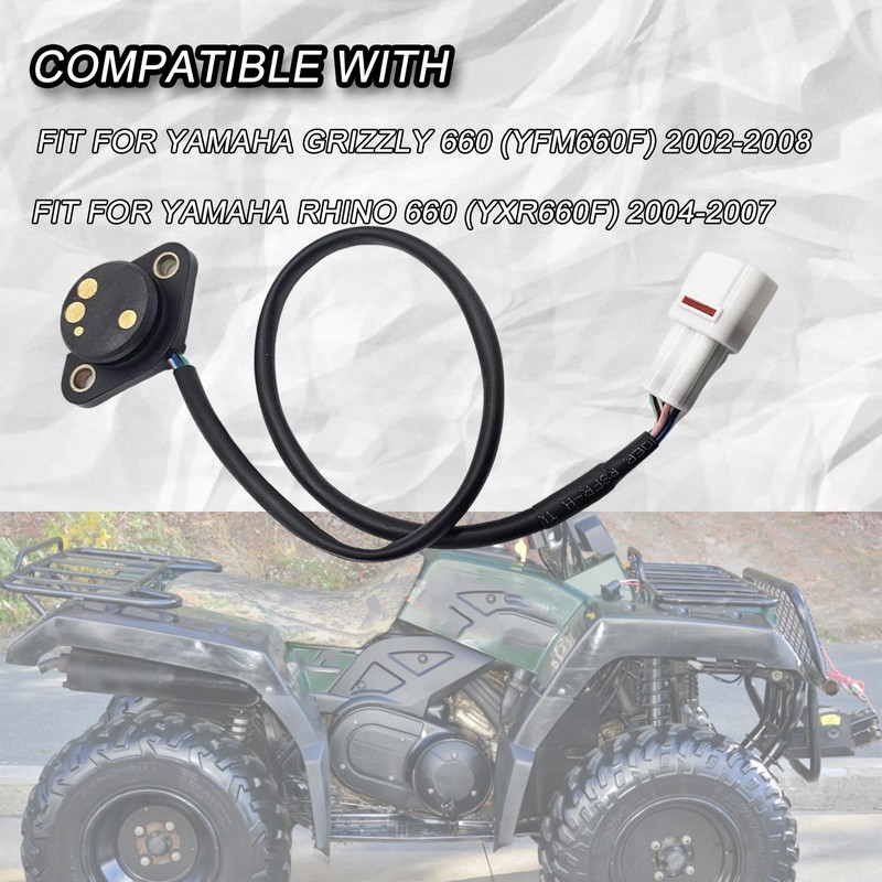 Neutral Switch Assembly for,Fit for Yamaha Rhino 660 YXR660F Grizzly