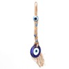 Zerodis Evil Eye Charm Pendant,Turkish Blue Glass Amulet Wall Hanging