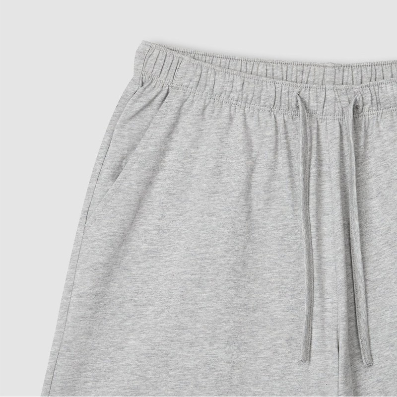 JAJU [JAJU] JAJU AIR Cotton 4-part Lounge Pants_Melange Gray