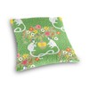 pnyoin Spring Pillow Covers 18x18 Inch, Square Throw Pillow Cover