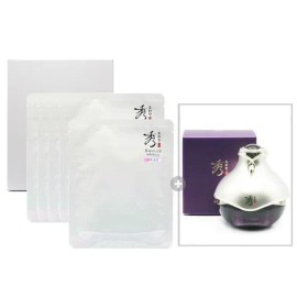 Sooryehan White Ginseng Whitening Mask 5 sheets + Sanghwang Cream 30ml / 수려한 화이트 진생 미백 마스크 5매+상황크림 30ml