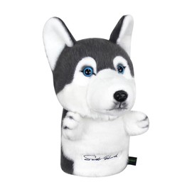 Scott Edward Driver Novelty Golf Head Cover, Cute Animal, Fit Max Driver 460CC and Fairways (Husky-New Driver)