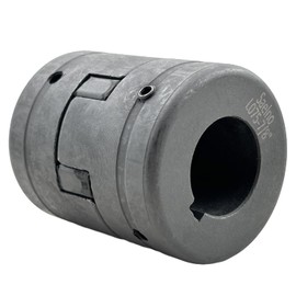 7/16" to 7/8" L075 Flexible 3-Piece L-Jaw Coupling Coupler Set & Rubber Spider for Log Wood Splitter,Multi-Flex Couplings L075-7/16-7/8