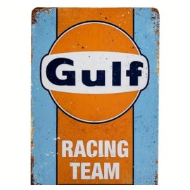 Man cave, Racing Team Vintage Metal Man Cave Sign