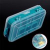 Small Parts Storage Case, 13 Compartments Double Side Tool Organizer,