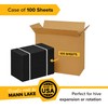 Mann Lake 5 5/8" Waxed Black Rite-Cell Foundation Sheets, Made