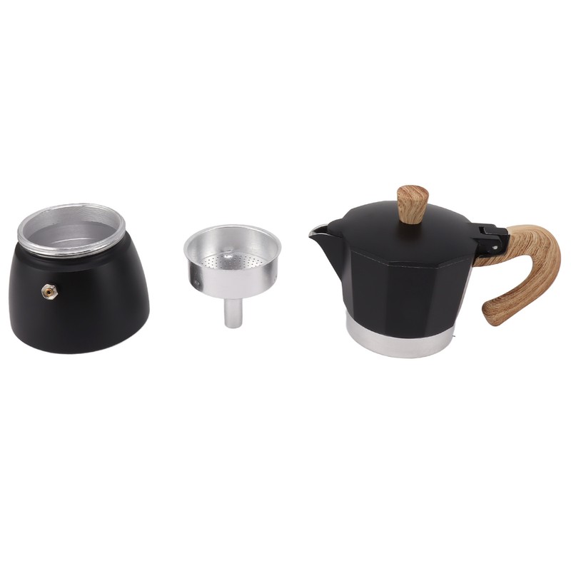 Moka Coffee Pot Octagonal Aluminum Classic Portable Hand Brewing Coffee