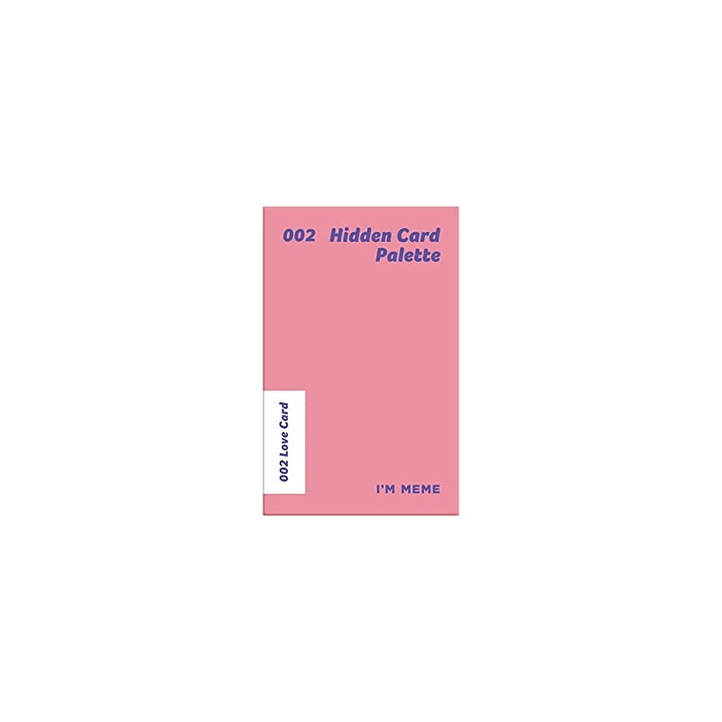 Korean Cosmetics Eye Shadow Palette, Iim Mimi, Hidden Card Palette