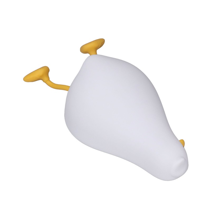 LED Night Light Cute Lying Duck Shape Soft Silicone Soft