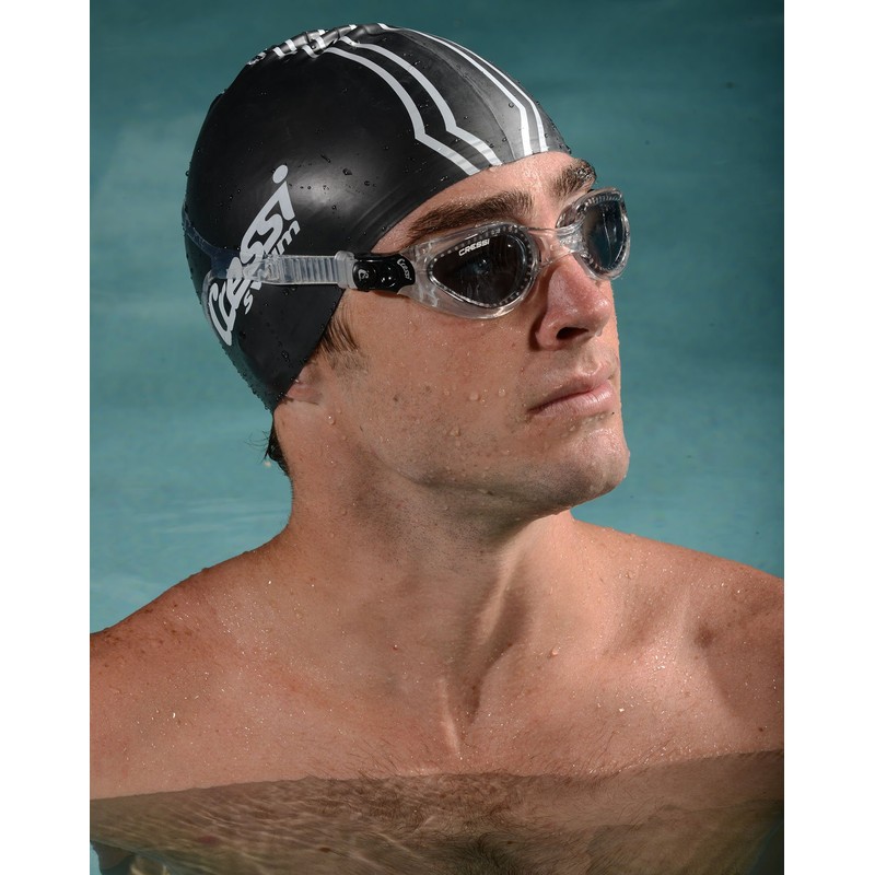 Cressi Right Adult Swim Goggles for Men with Protective Cases