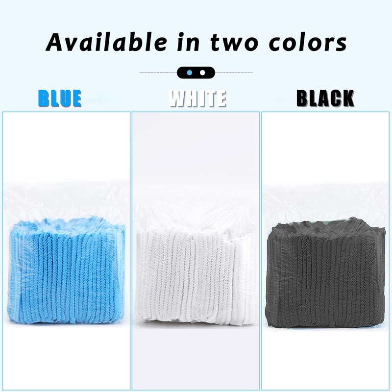 Disposable Bouffant Caps 100 Pcs,21inches Hair Net, Elastic Dust Cap