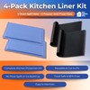 ALL PARTS ETC. 4-Pack Kitchen Liner Kit – 2 Oven