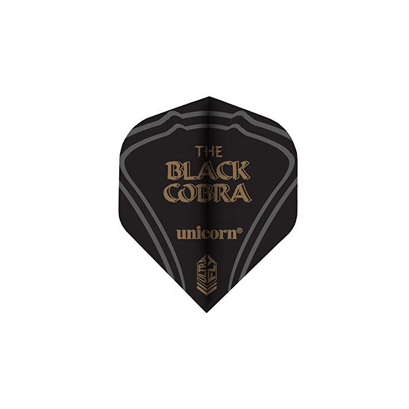 UNICORN UltraFly Dart Flights | Jeffrey de Zwaan The Black