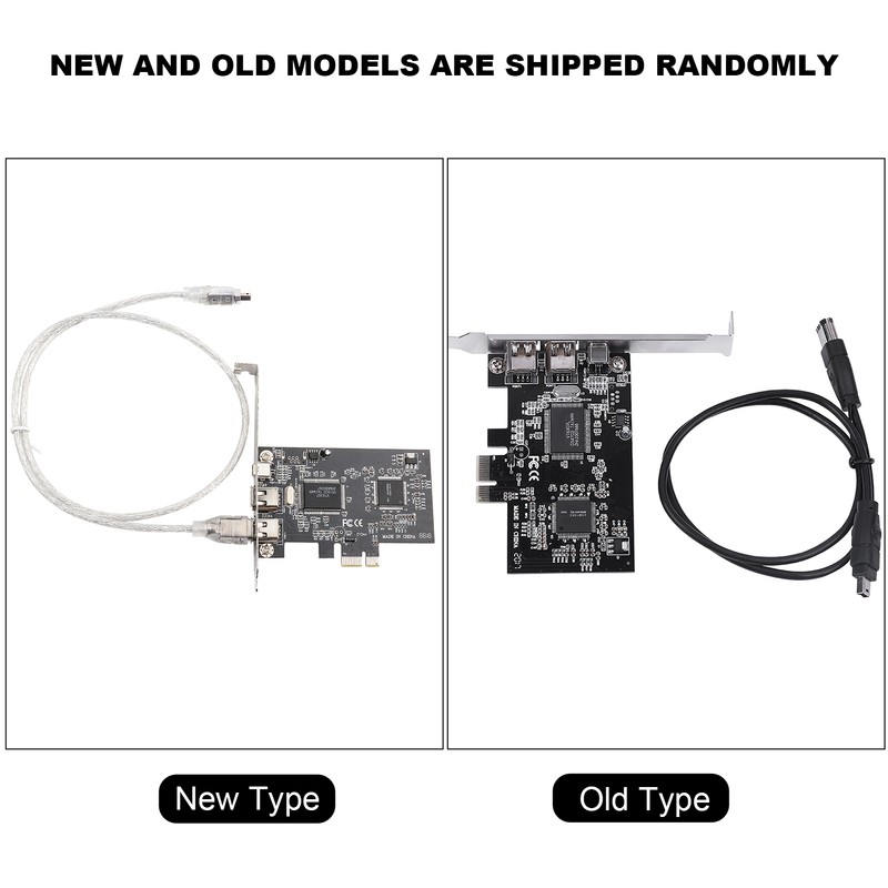 PCI-E PCI Express FireWire 1394a IEEE 1394 Controller Card with
