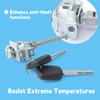 GLOXTED 04921-TVA-A01 Front Left Driver Side Door Lock Cylinder Set