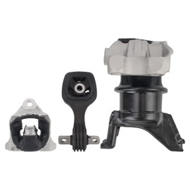 Carbhub 3pc Auto Engine Motor Transmission Mount Kit for Honda Civic 1.8L 2014-2015 Replace for A65048 A65031 A65038