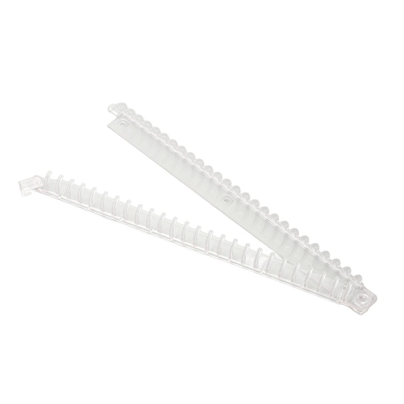 10Pcs Binding Spines Plastic Comb Spiral Coil 26 Holes 100