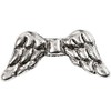 Wings, W: 20 mm, antique silver, AS, 16pcs