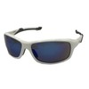 Timberland Sunglass Mens White Plastic Wrap, Blue Lens TB7275. 21B