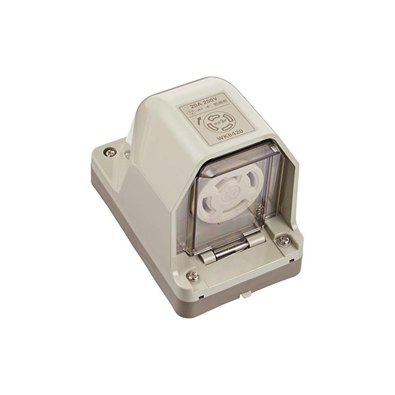 Panasonic WK6420 Hanging Rainproof Outlet JIS Rainproof Type Grounded 3P