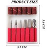 6 Pcs Nail Drill Bits, File Nail Drill Bits, Manicure