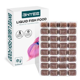 Liquid Fish Food - Consisting of Non-Living Brine Shrimp Without Refrigeration for Fry/Larvae/Small, Corals, Jelly, Seahorses, and Other Aquarium Fish