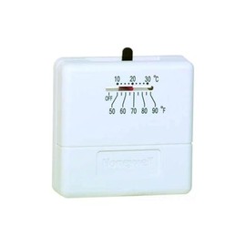Honeywell TS812A1007 Non-Programmable Thermostat for Heating Only Systems, 750 mV