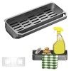 Kitchen Organisation, Sink Organiser, Wall Kitchen Shelf, No Drilling, Storage