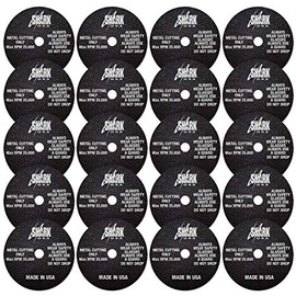 Shark Industries 3" x 1/32" x 3/8" Cut-off Wheels 54 Grit - 20 Pk