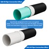 Nomanak 1-Pack 4" Corrugated Pipe Adapter to 4" SDR 35