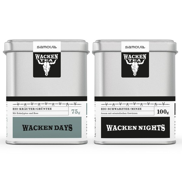 samova x Wacken Tee Days & Nights - Bio-Kräuter, Grüntee