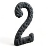 NACH House Numbers for Outside, 4 inch Black Address Numbers