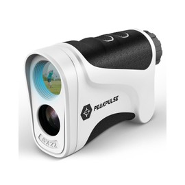 PEAKPULSE Golf Range Finder,1700 Yards Golf Rangefinder with Slope Compensation Switch,Laser Range Finder with Height Measurement and Horizontal Distance,6X Magnification,Flag Pole Locking Vibration