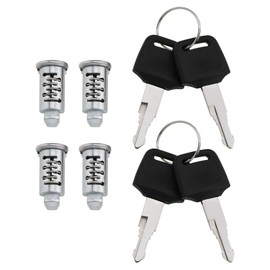 OTOTEC 4 Piece Roof Rack Security Lock for Roof Boxes Roof Rack Ski Rack Cross Bars Towers Kayak Rack with Keys