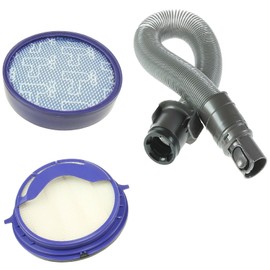 First4Spares 4M Stretch Hose, Pre & HEPA Post Motor Filter Kit for Dyson DC25 DC25i Vacuums