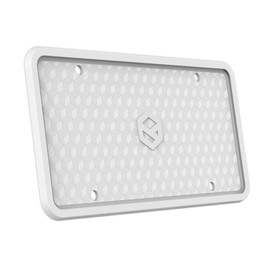 Rightcar Solutions Silicone License Plate Frame | The Original Premium Grade Silicone Car Plate Frame | Rust Proof, Rattle Proof, Weather Proof License Plate Holder (White)