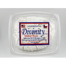 1 Pound Divinity (Without Pecans, 1-1lb box) One Large Piece of Old Fashioned Divinity, Just Like Home Made.
