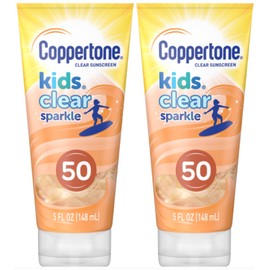 Coppertone BRAND NEW Coppertone Clear Sunscreen Kids Clear Sparkle 50 5 Ounces BUYER GET 2