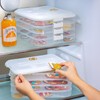 LOEZ 4-Layer Food Storage Container, Stackable Snack Container with Lid,