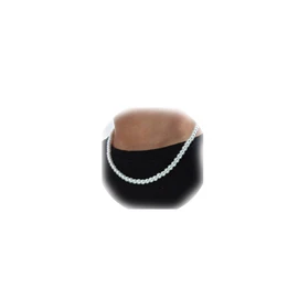 Collar de perlas para hombres y mujeres, collar de perlas redondas de 6 mm, color blanco, joyería de moda, Perla